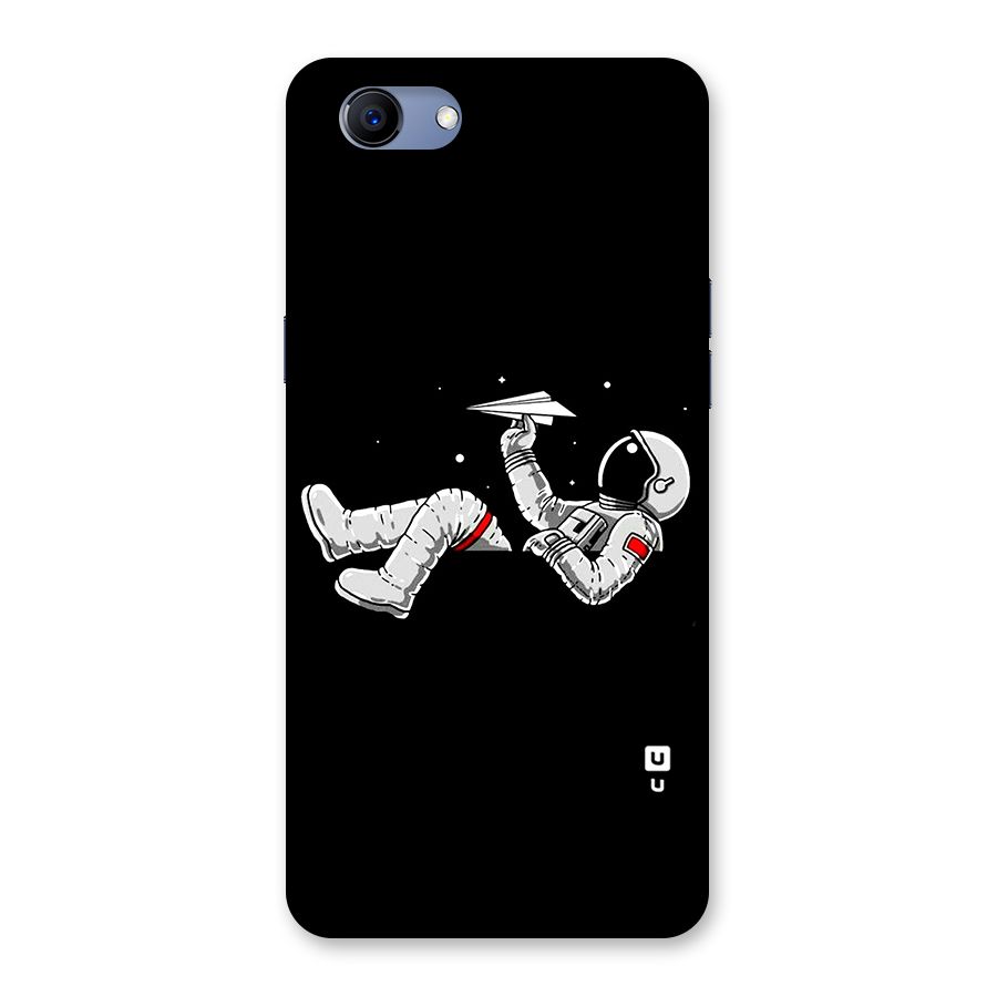 Astronaut Aeroplane Back Case for Oppo Realme 1