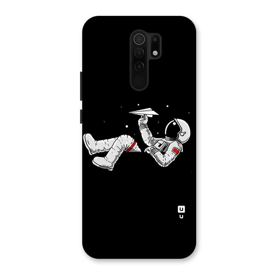 Astronaut Aeroplane Back Case for Poco M2