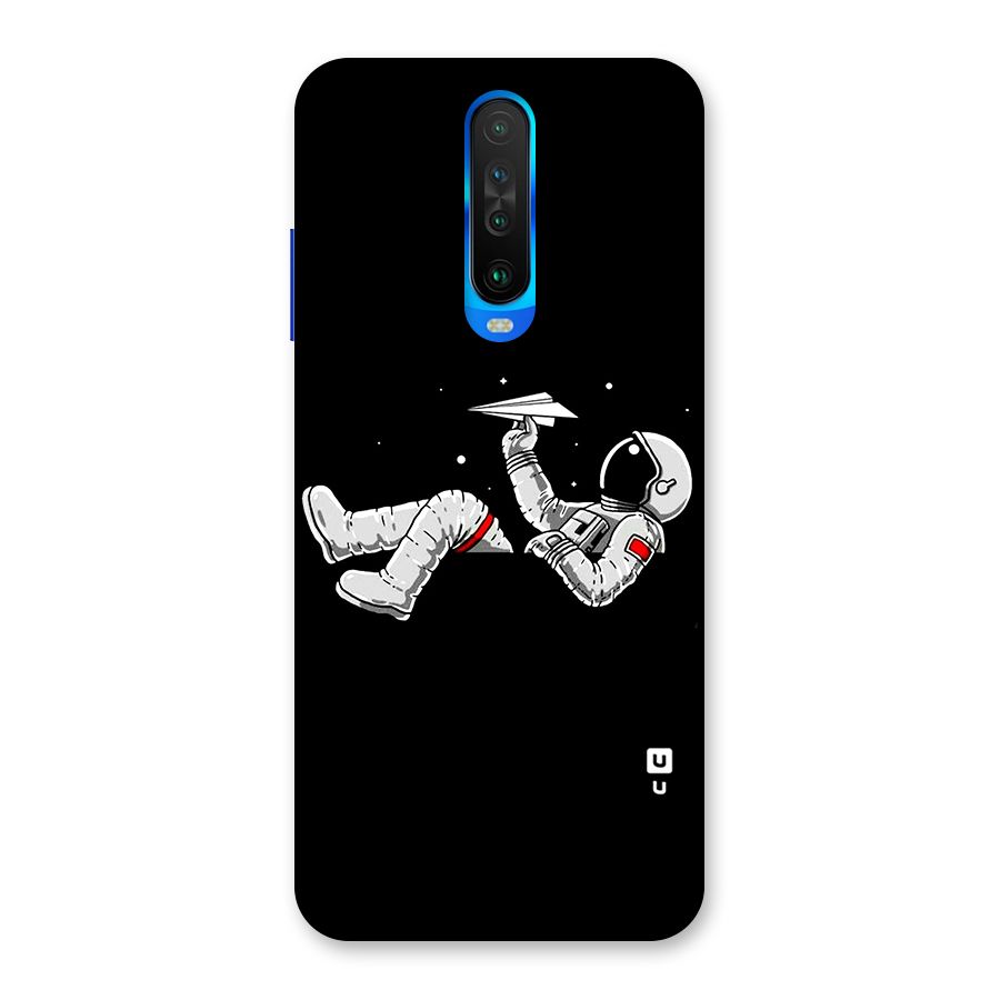 Astronaut Aeroplane Back Case for Poco X2