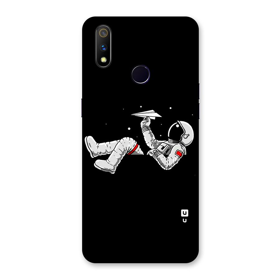 Astronaut Aeroplane Back Case for Realme 3 Pro