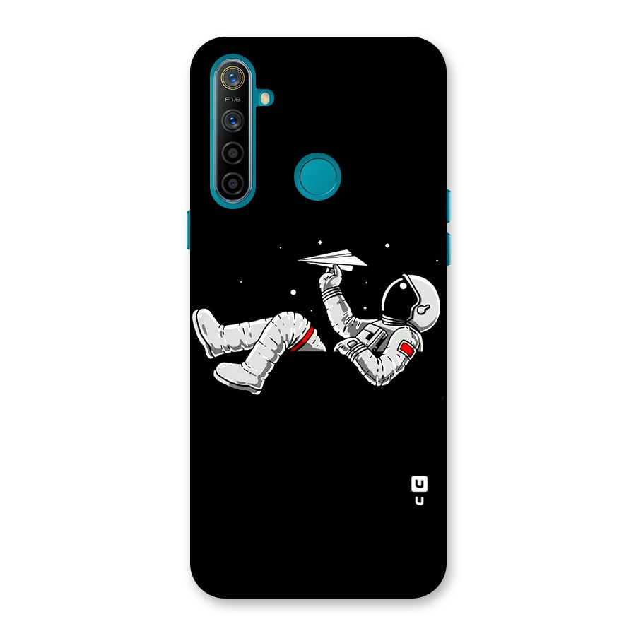 Astronaut Aeroplane Back Case for Realme 5i