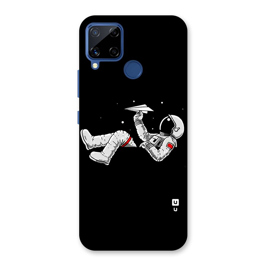 Astronaut Aeroplane Back Case for Realme C15