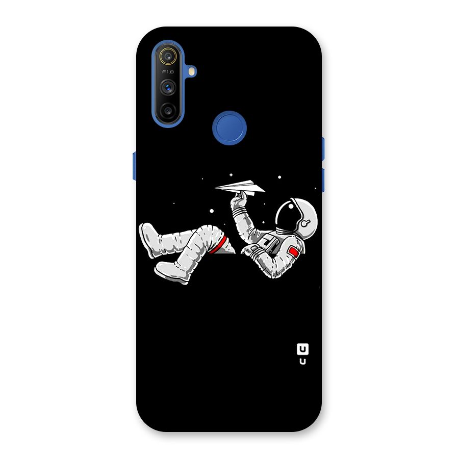 Astronaut Aeroplane Back Case for Realme Narzo 10A