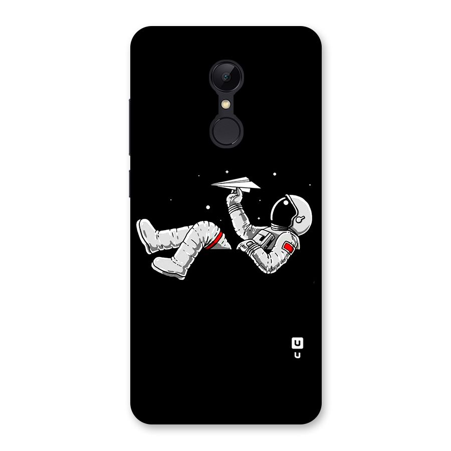 Astronaut Aeroplane Back Case for Redmi 5