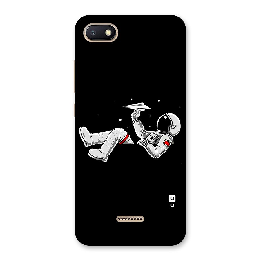 Astronaut Aeroplane Back Case for Redmi 6A