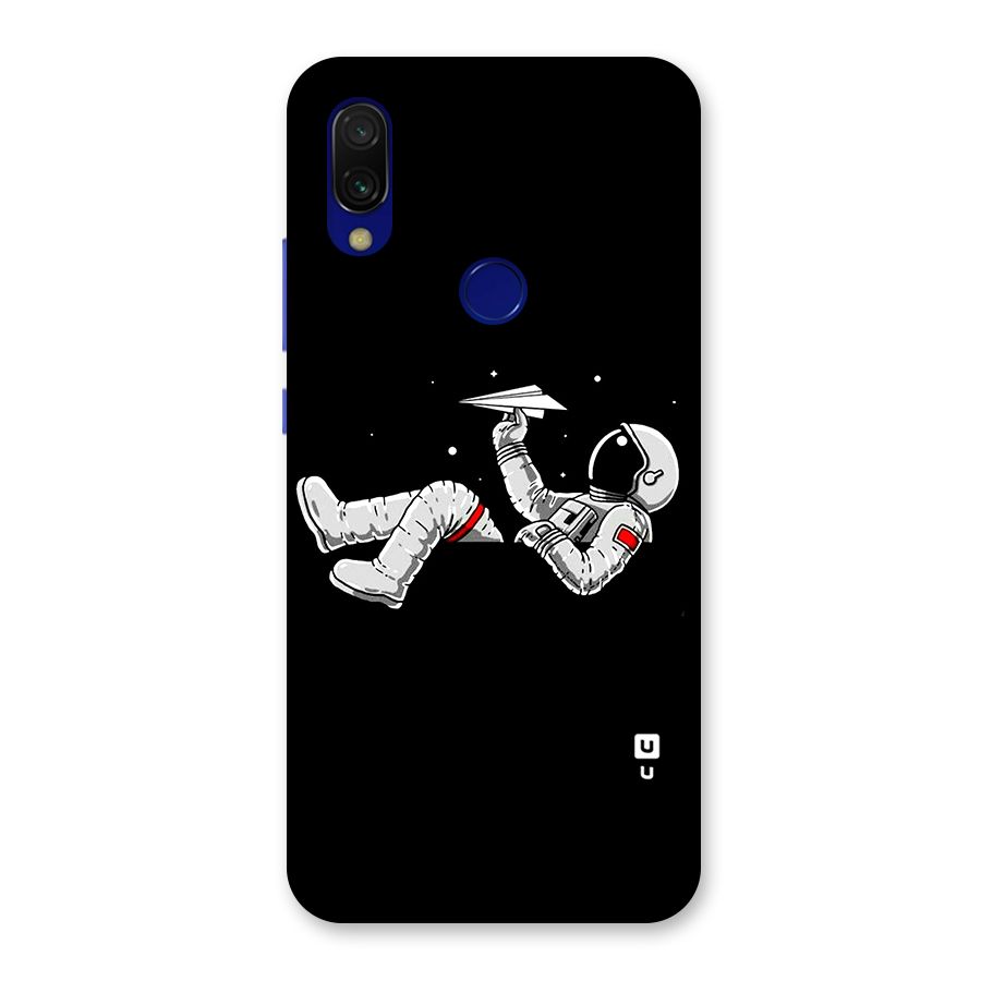Astronaut Aeroplane Back Case for Redmi 7