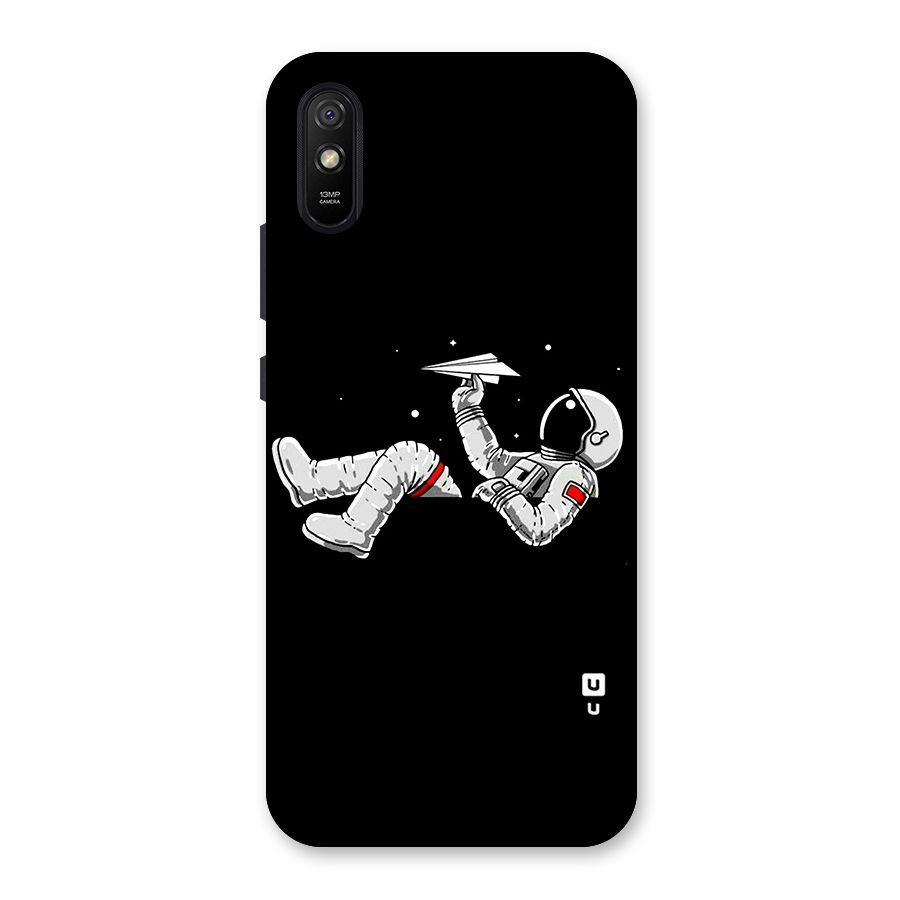 Astronaut Aeroplane Back Case for Redmi 9A
