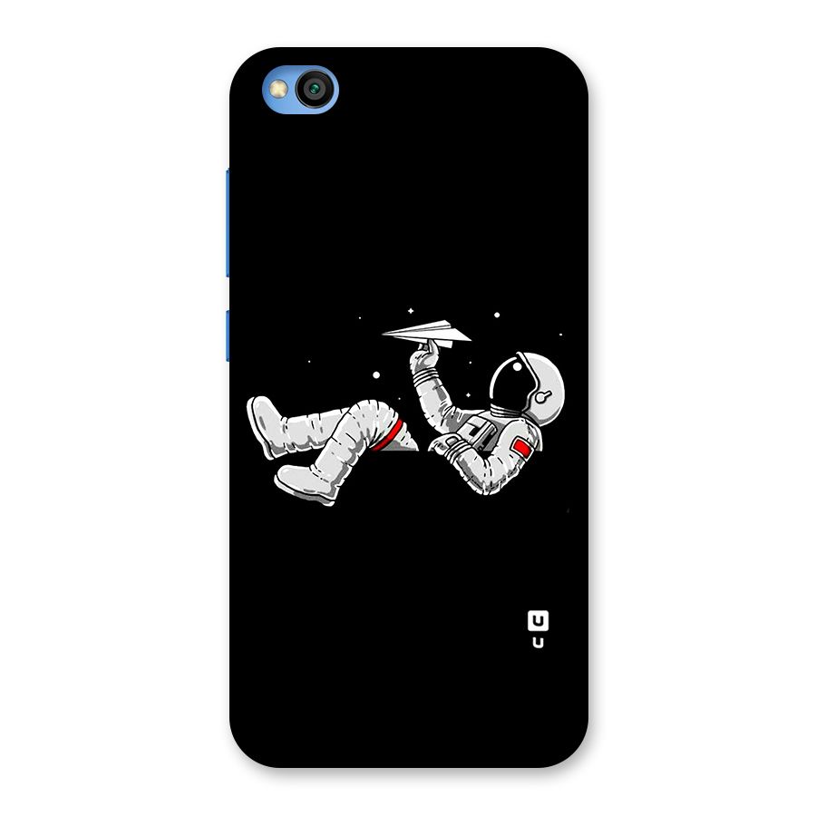 Astronaut Aeroplane Back Case for Redmi Go