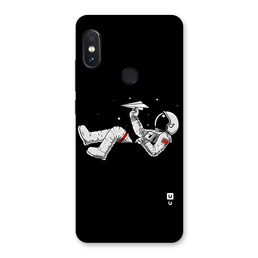 Astronaut Aeroplane Back Case for Redmi Note 5 Pro