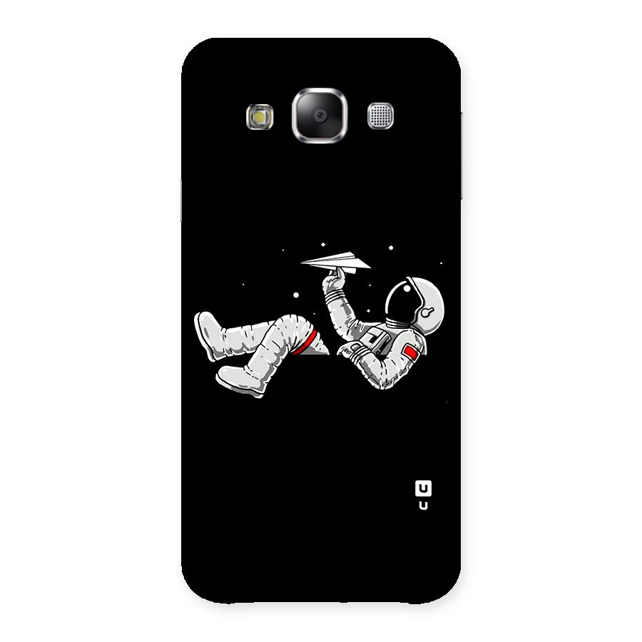 Astronaut Aeroplane Back Case for Samsung Galaxy E5