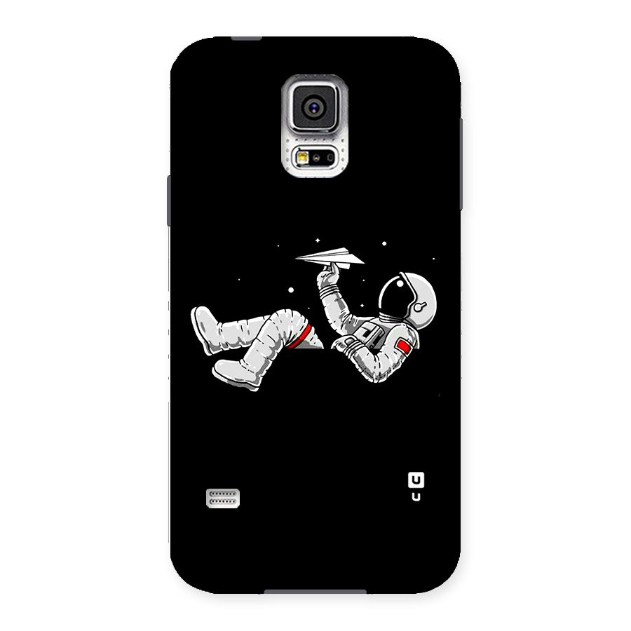 Astronaut Aeroplane Back Case for Samsung Galaxy S5