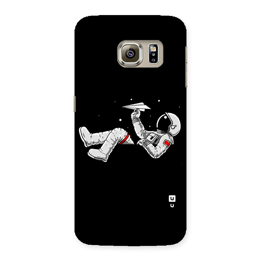 Astronaut Aeroplane Back Case for Samsung Galaxy S6 Edge