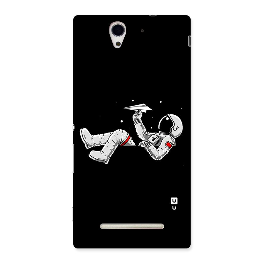 Astronaut Aeroplane Back Case for Sony Xperia C3