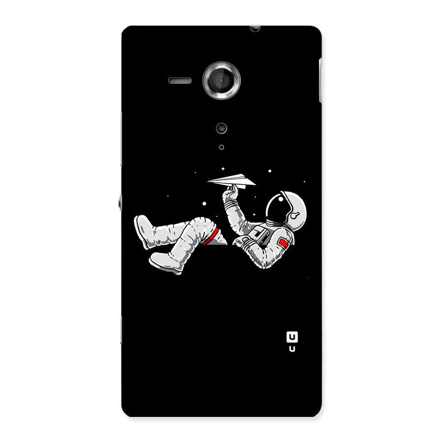Astronaut Aeroplane Back Case for Sony Xperia SP