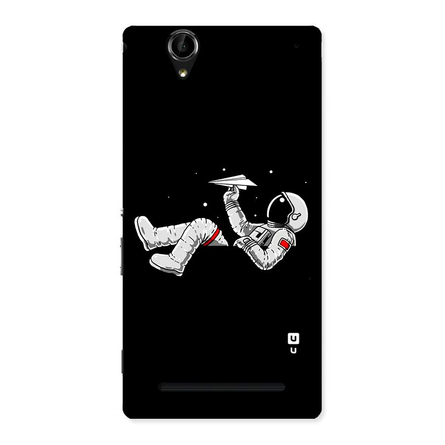 Astronaut Aeroplane Back Case for Sony Xperia T2