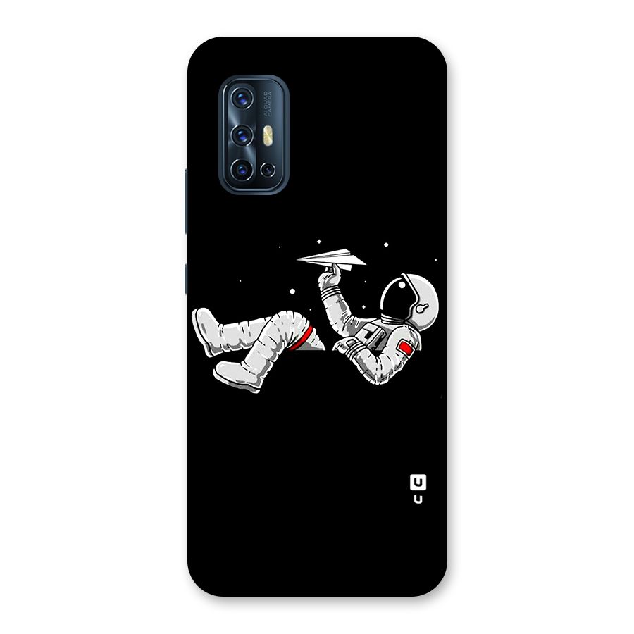 Astronaut Aeroplane Back Case for Vivo V17