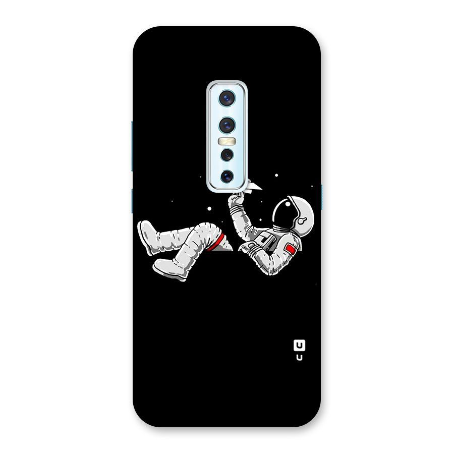 Astronaut Aeroplane Back Case for Vivo V17 Pro
