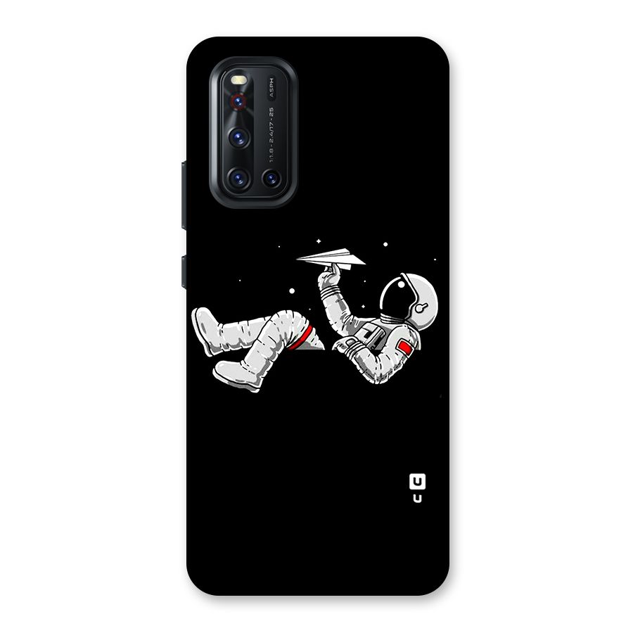 Astronaut Aeroplane Back Case for Vivo V19
