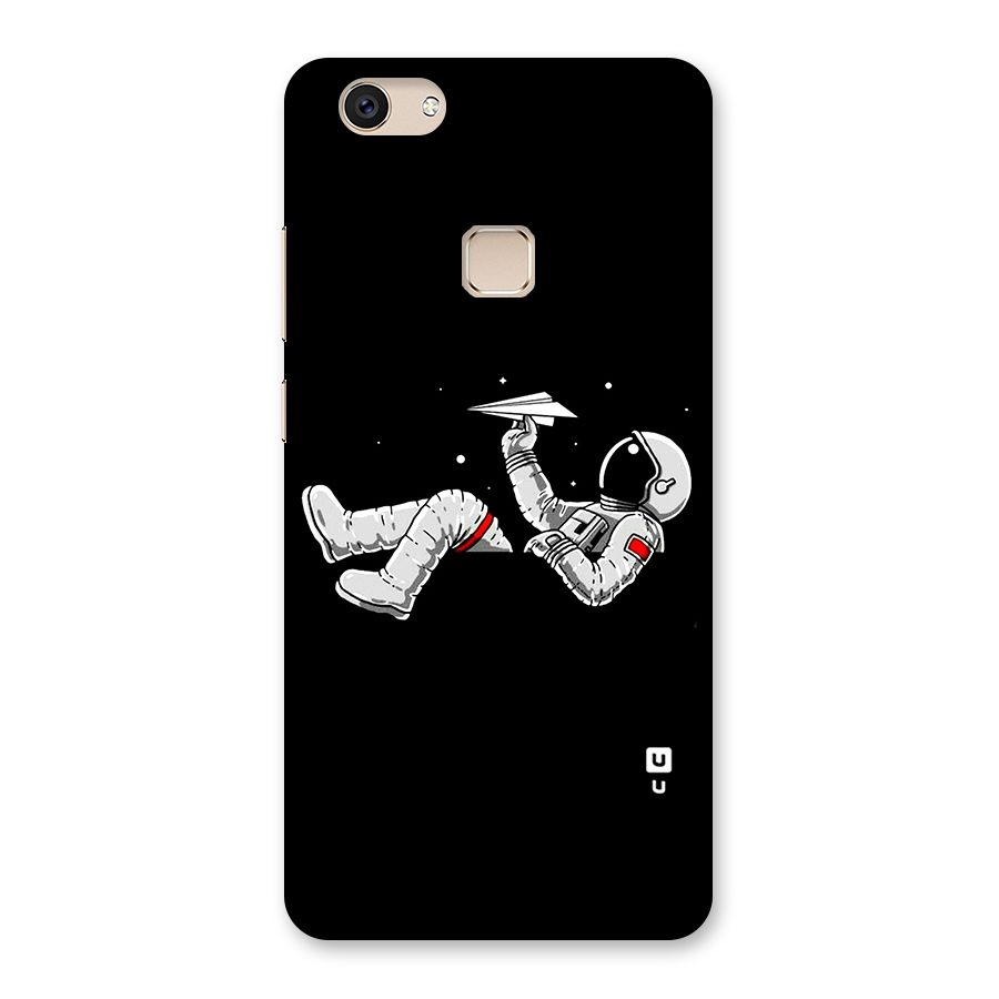 Astronaut Aeroplane Back Case for Vivo V7
