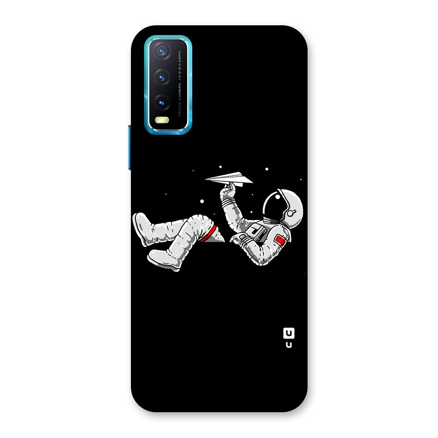 Astronaut Aeroplane Back Case for Vivo Y20