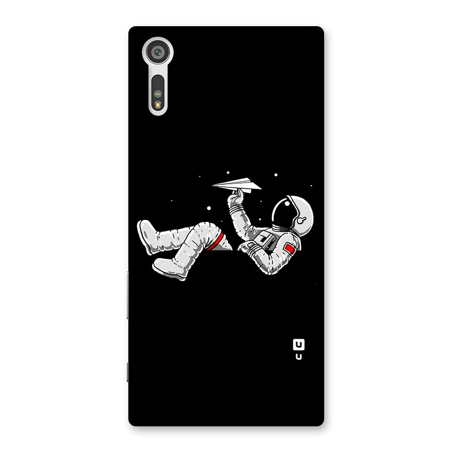 Astronaut Aeroplane Back Case for Xperia XZ
