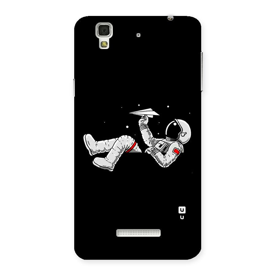 Astronaut Aeroplane Back Case for YU Yureka Plus