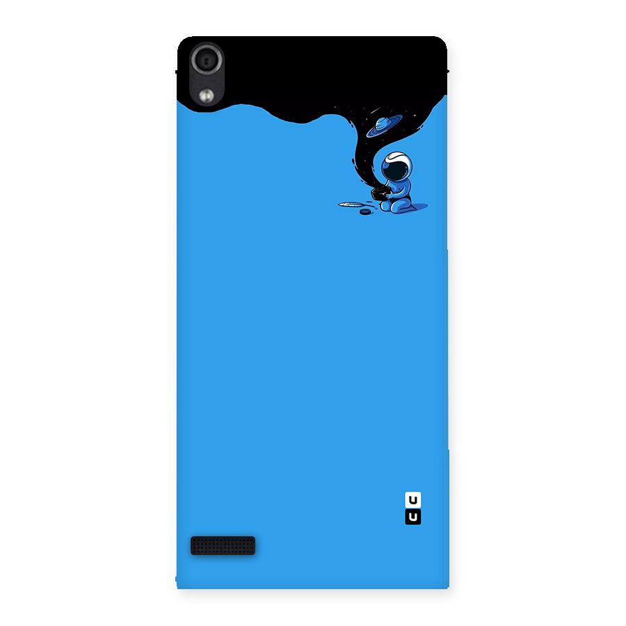 Astronaut Creativity Paint Sky Back Case for Ascend P6