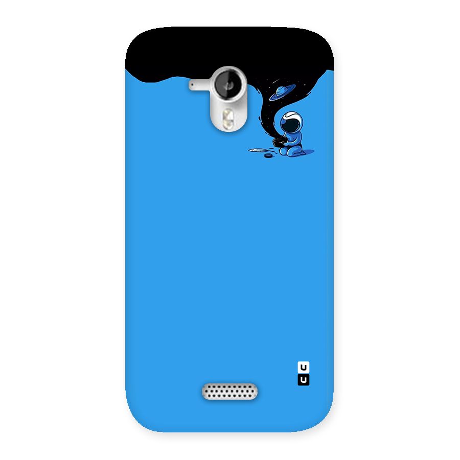 Astronaut Creativity Paint Sky Back Case for Canvas HD A116