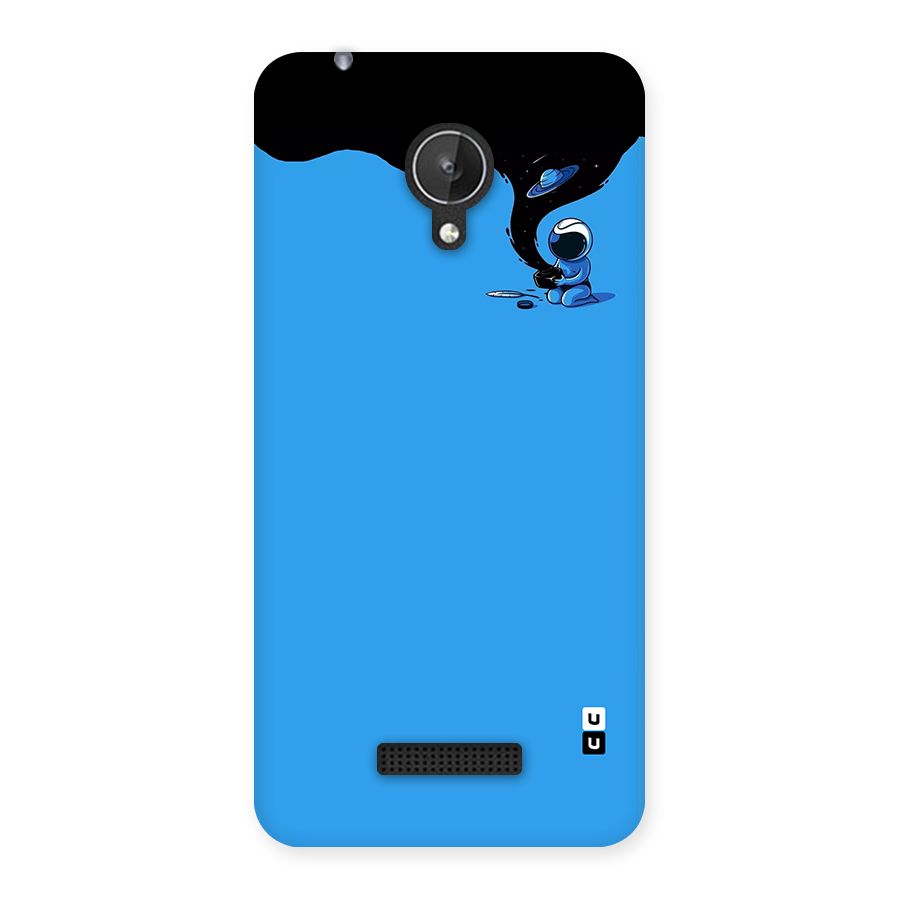 Astronaut Creativity Paint Sky Back Case for Canvas Spark Q380