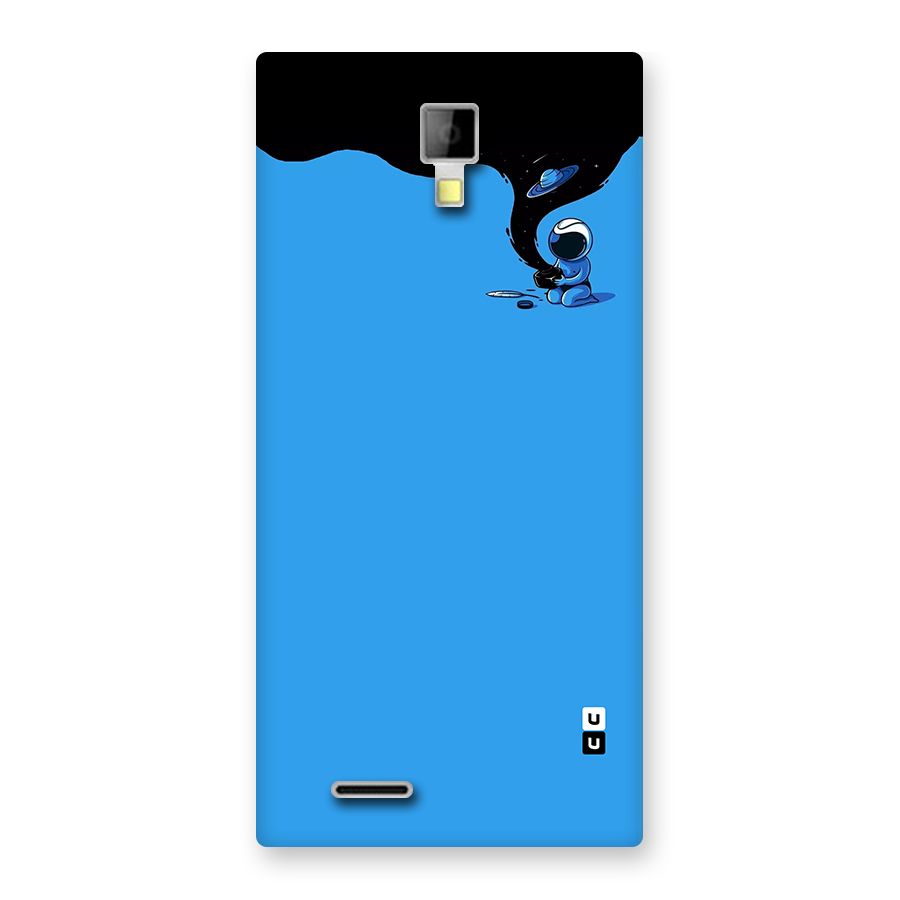 Astronaut Creativity Paint Sky Back Case for Canvas Xpress A99