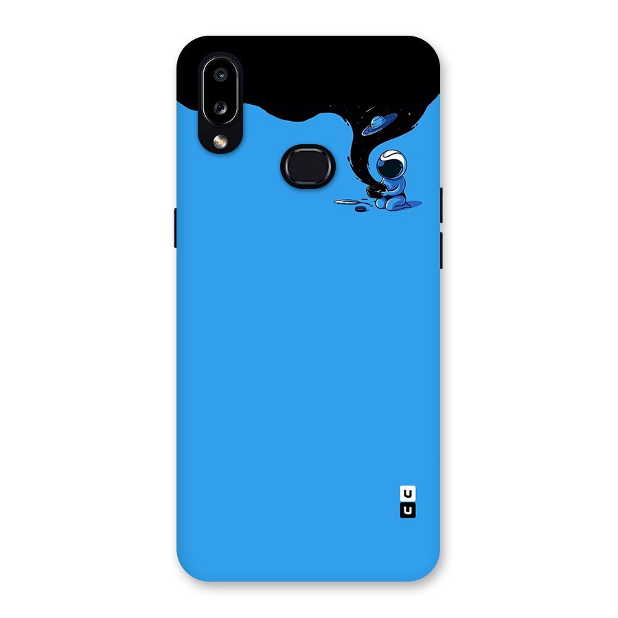 Astronaut Creativity Paint Sky Back Case for Galaxy A10s