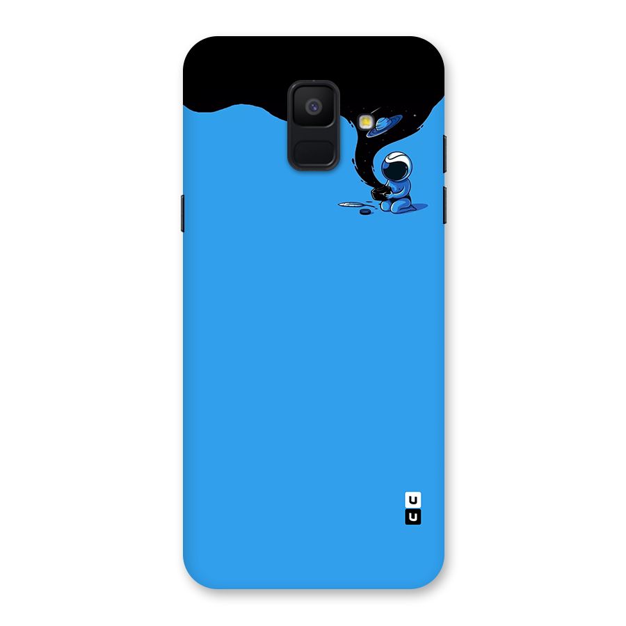 Astronaut Creativity Paint Sky Back Case for Galaxy A6 (2018)