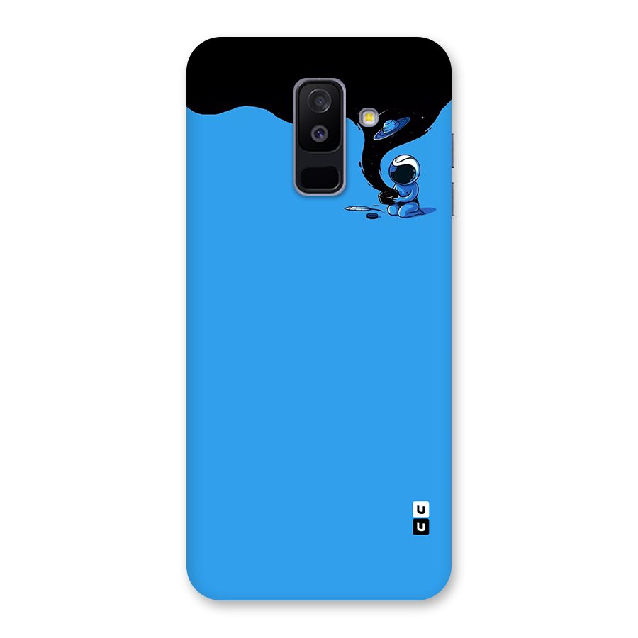 Astronaut Creativity Paint Sky Back Case for Galaxy A6 Plus