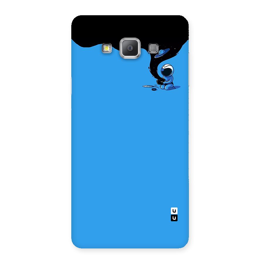 Astronaut Creativity Paint Sky Back Case for Galaxy A7