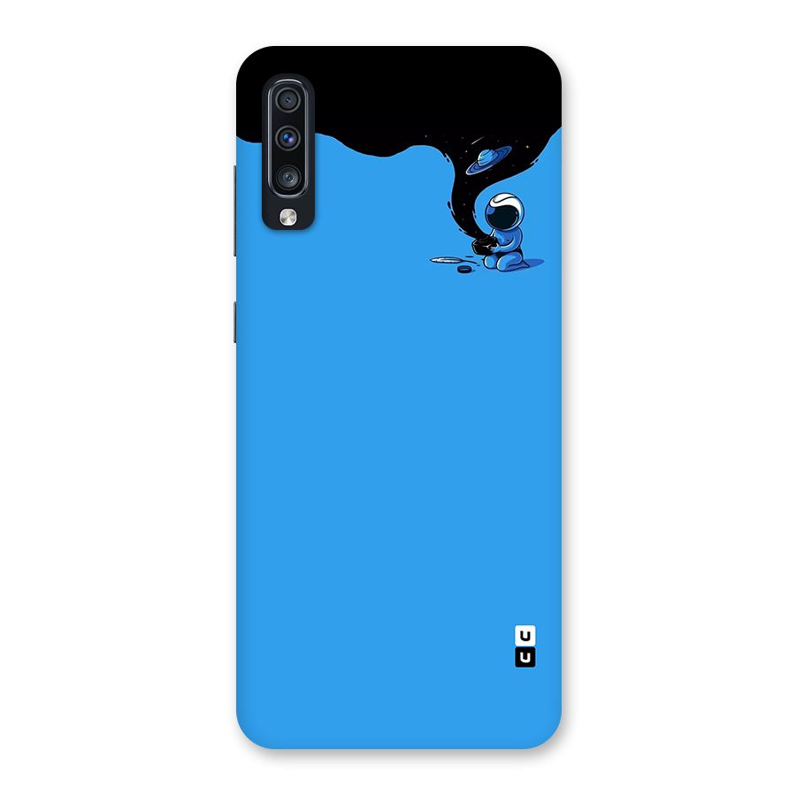 Astronaut Creativity Paint Sky Back Case for Galaxy A70