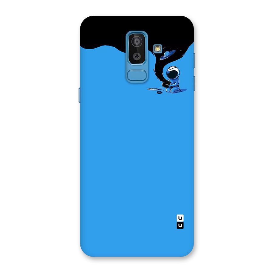 Astronaut Creativity Paint Sky Back Case for Galaxy J8
