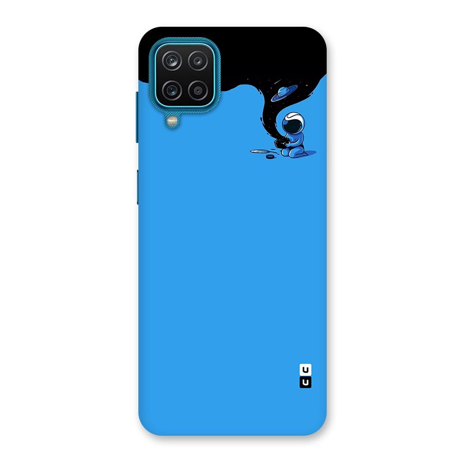 Astronaut Creativity Paint Sky Back Case for Galaxy M12