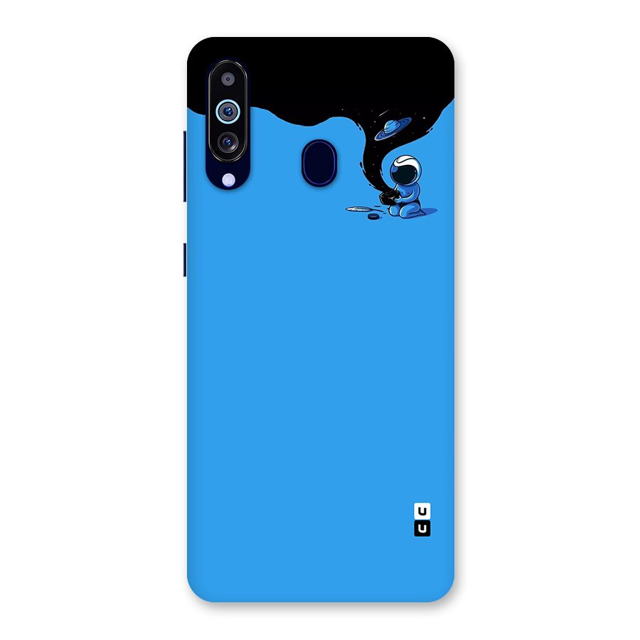 Astronaut Creativity Paint Sky Back Case for Galaxy M40