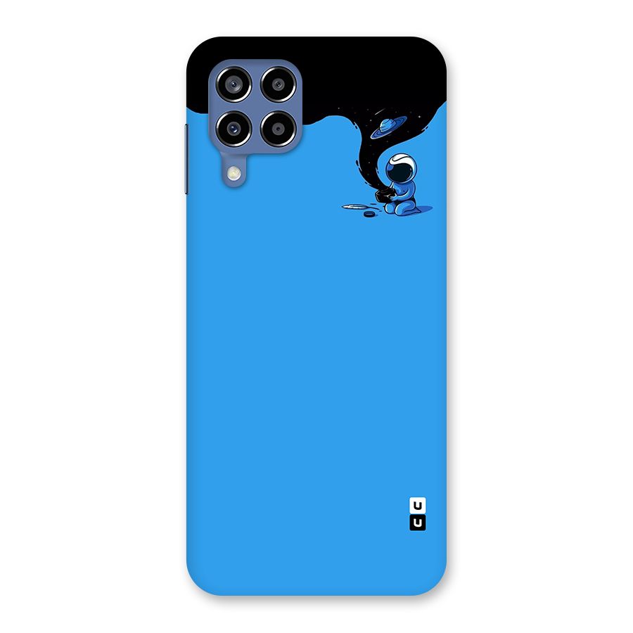 Astronaut Creativity Paint Sky Back Case for Galaxy M53 5G