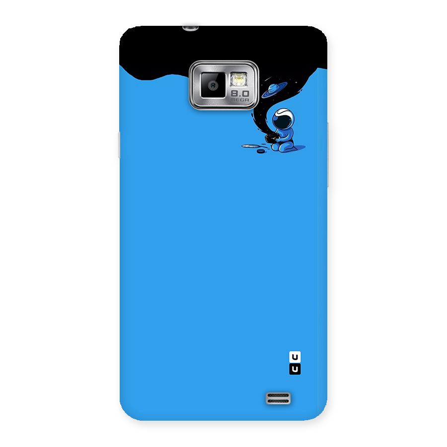 Astronaut Creativity Paint Sky Back Case for Galaxy S2