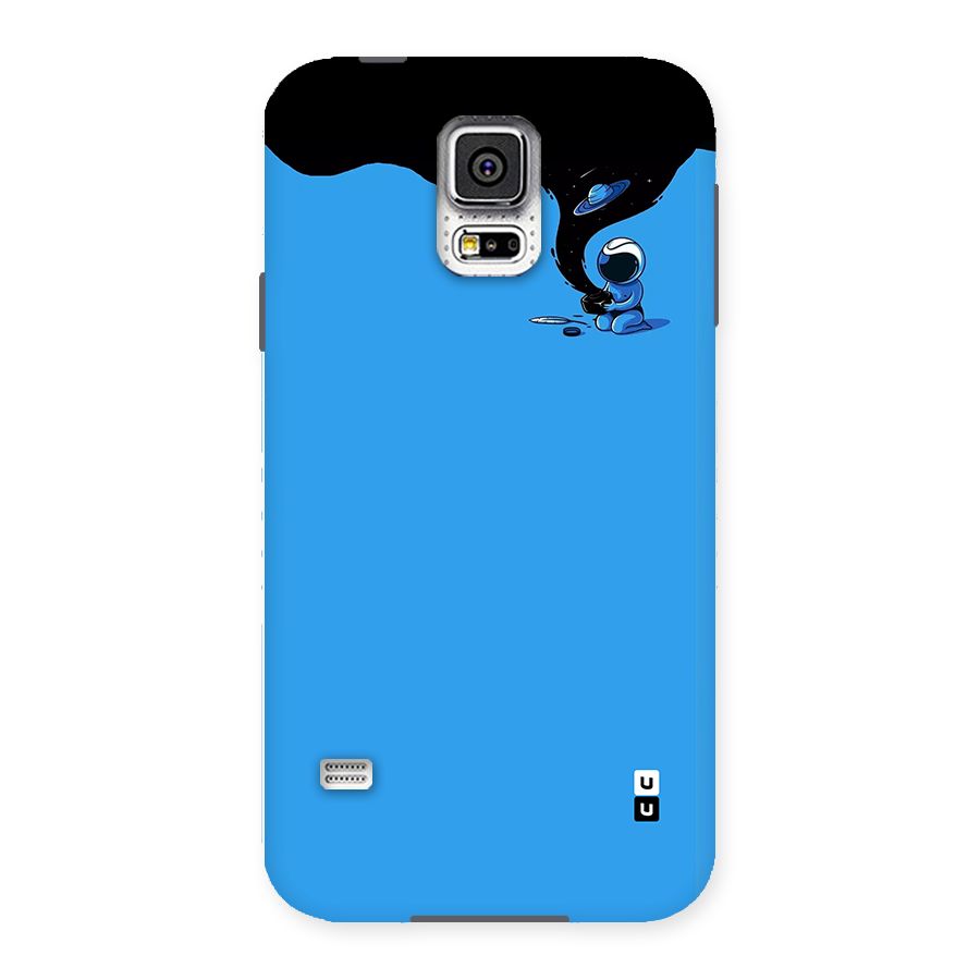 Astronaut Creativity Paint Sky Back Case for Galaxy S5