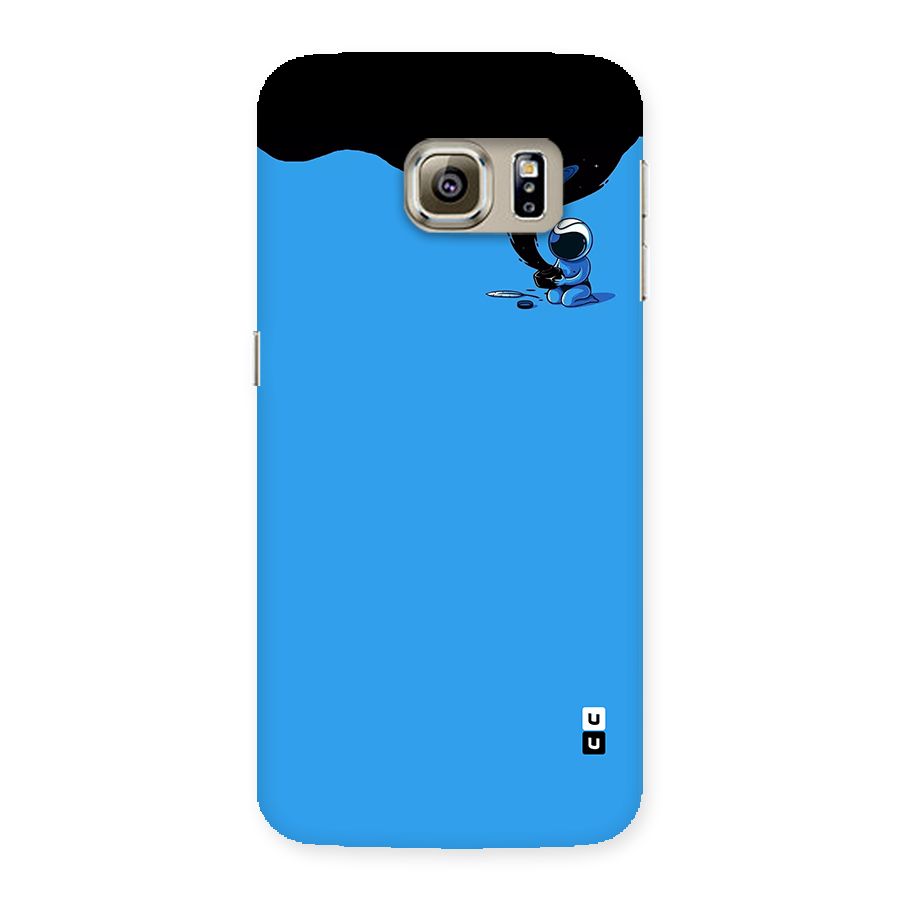 Astronaut Creativity Paint Sky Back Case for Galaxy S6 edge
