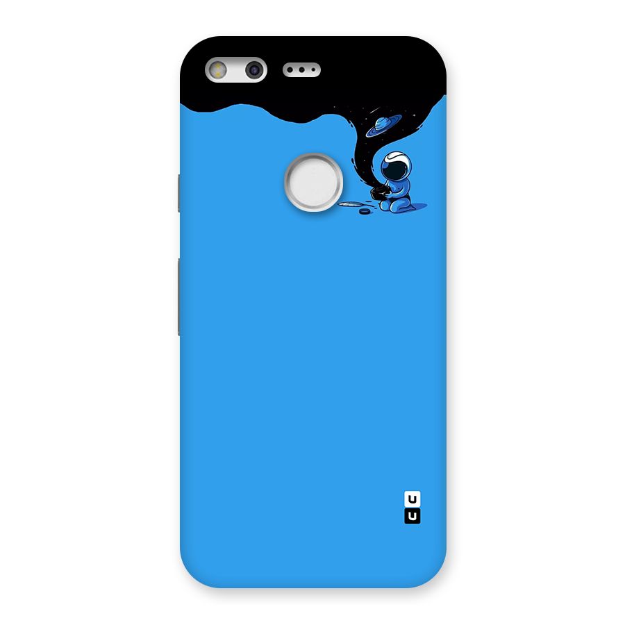 Astronaut Creativity Paint Sky Back Case for Google Pixel