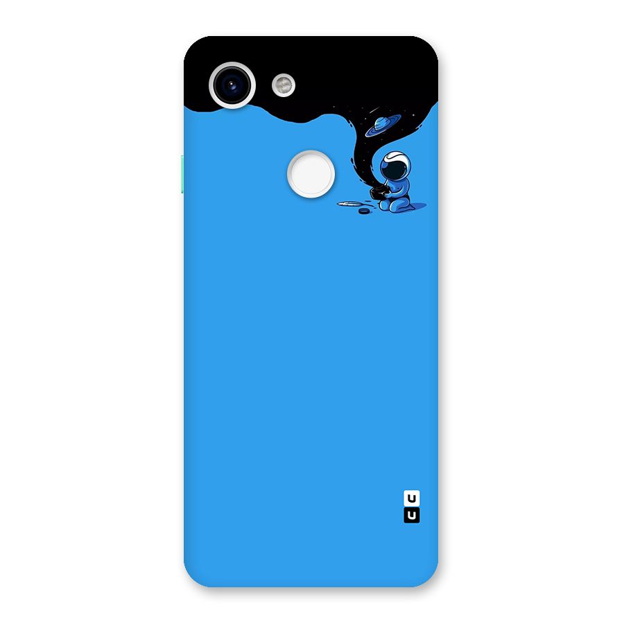 Astronaut Creativity Paint Sky Back Case for Google Pixel 3