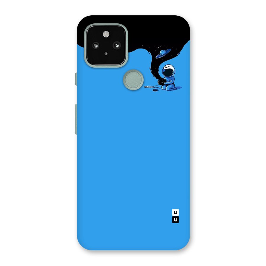 Astronaut Creativity Paint Sky Back Case for Google Pixel 5
