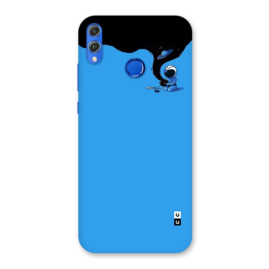 Astronaut Creativity Paint Sky Back Case for Honor 8X