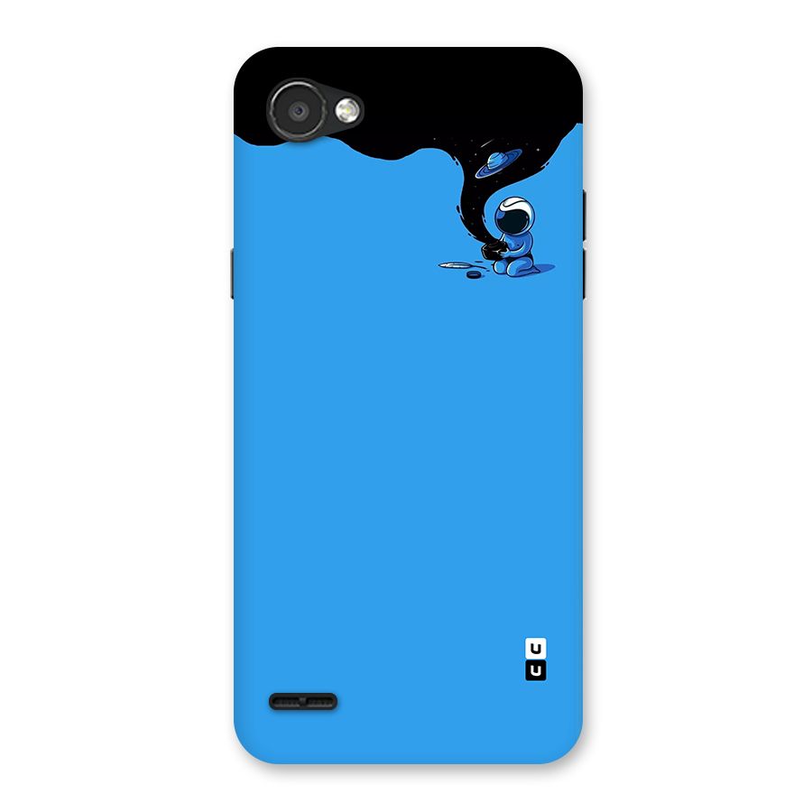 Astronaut Creativity Paint Sky Back Case for LG Q6