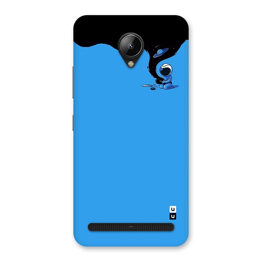 Astronaut Creativity Paint Sky Back Case for Lenovo C2