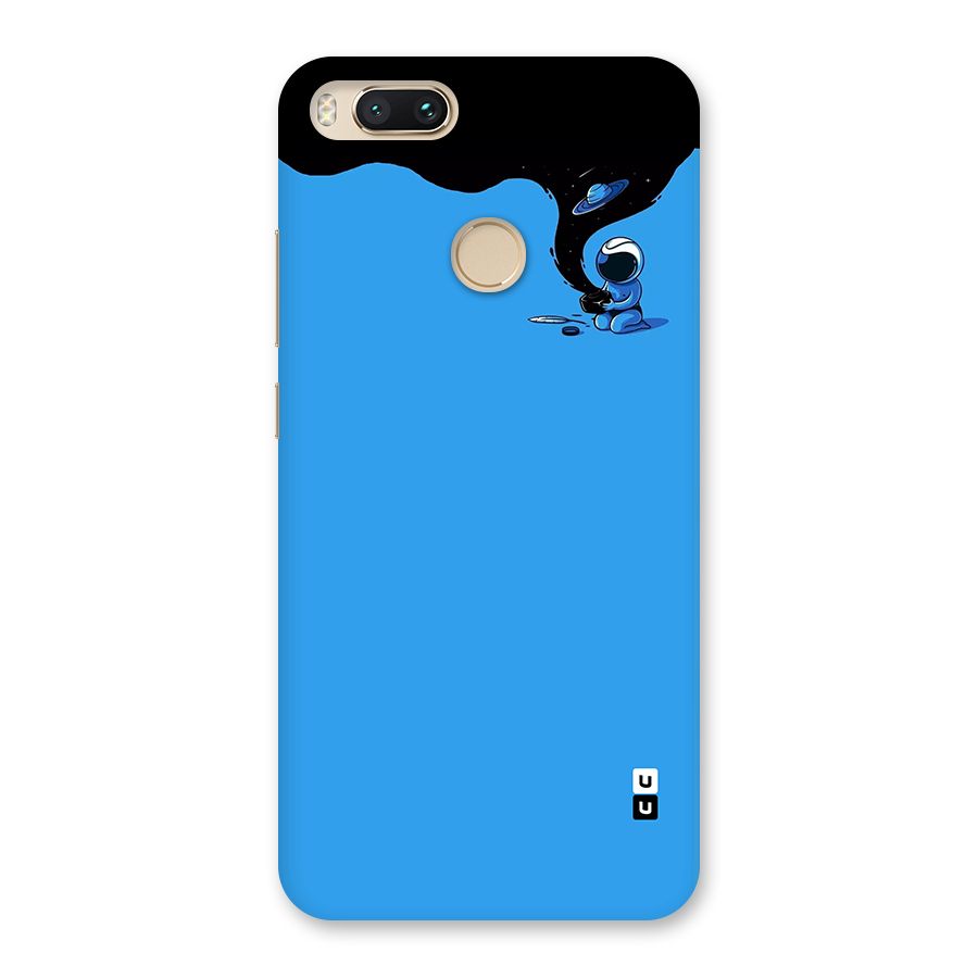Astronaut Creativity Paint Sky Back Case for Mi A1