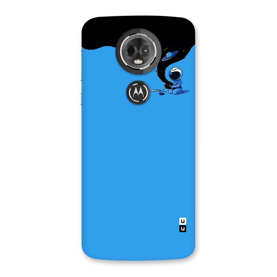 Astronaut Creativity Paint Sky Back Case for Moto E5 Plus